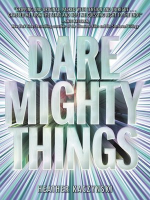 cover image of Dare Mighty Things